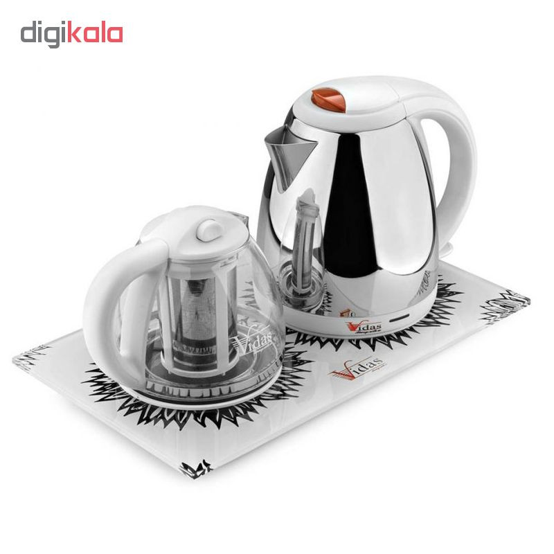 چای ساز ویداس مدل VIR-2078 وزن:4.465 گرم محدوده ظرفیت کتری:1.5 تا 2.0 لیتر ابعاد:450x260x280 سانتیمتر
