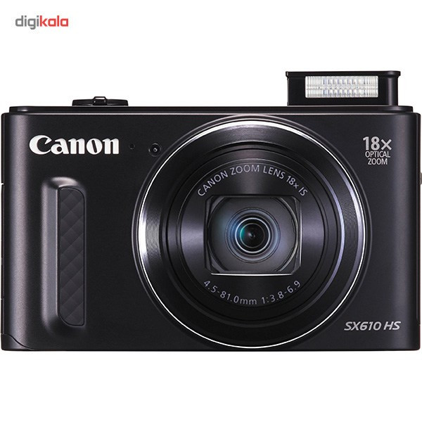 دوربین کانن مدل Powershot SX610 HS مشکی 21.1 مگاپیکسل  