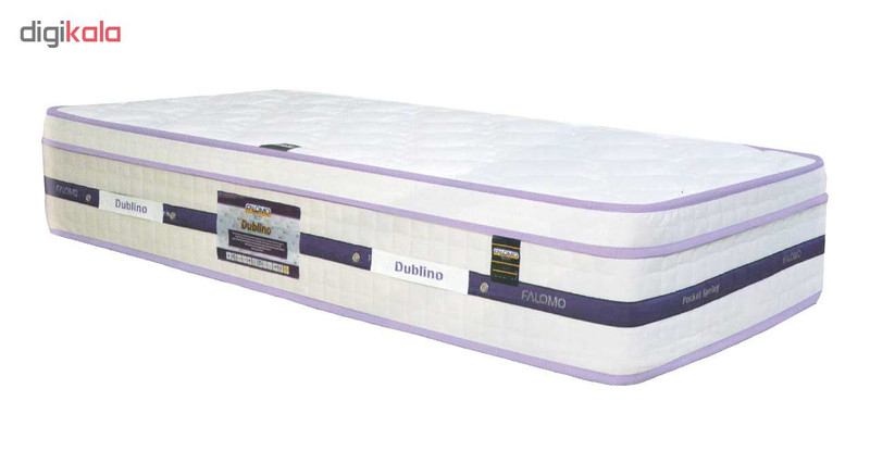 تشک فالومو مدل دوبلینو یک نفره سایز 120x200سانتی متر دارای 10سال گارانتی 3 تکه 2 نفر