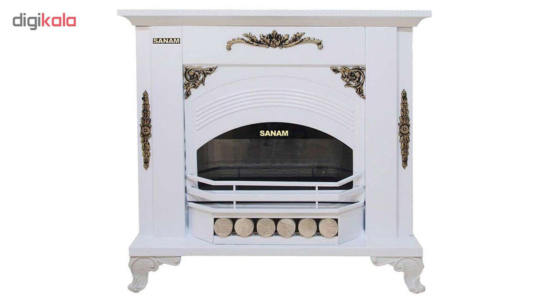بخاری صنام بخاری گازی صنام طرح شومینه مدل SHG-120A1F گاز شهری