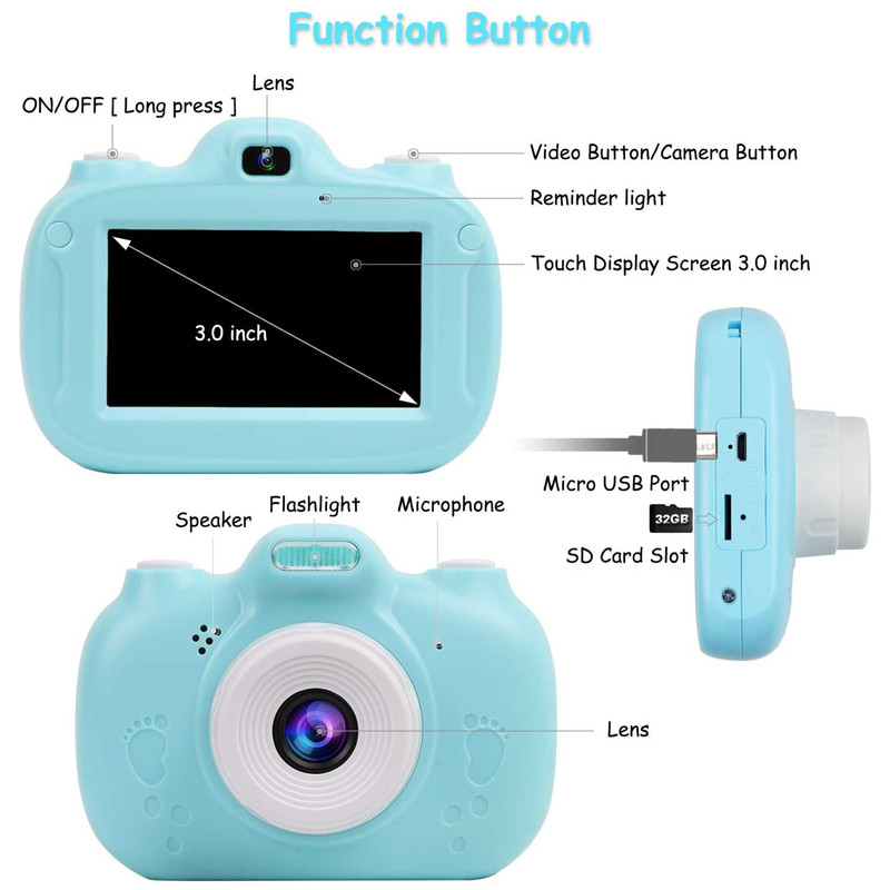 دوربین متفرقه مدل CHILDREN DIGITAL CAMERA   HD 