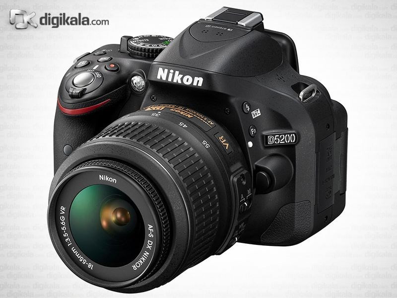 دوربین نیکون دوربین دیجیتال نیکون دی + 18-55 VR 5200  24.7 مگاپیکسل 20.0  50.0 مگاپیکسل 