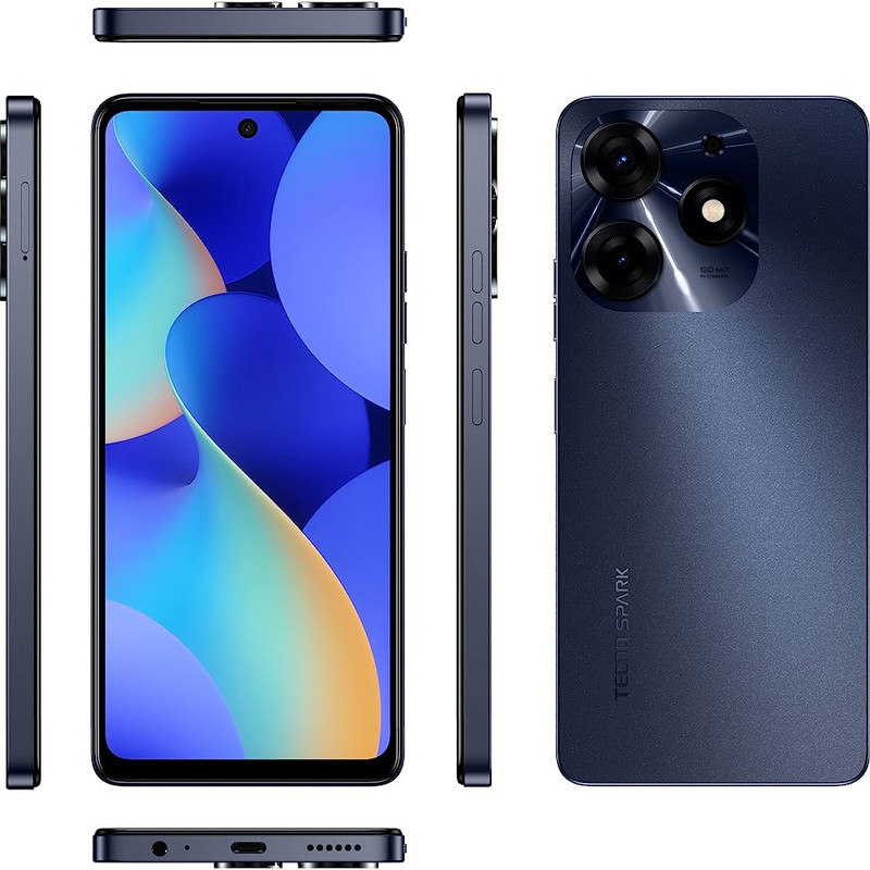 گوشی موبایل تکنو مدل Spark 10 Pro *مدل  ابعاد:8.4×76.2×168.4 میلی‌متر تعداد سیم کارت:دو عدد null 