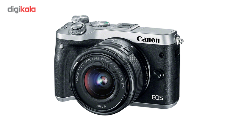 دوربین کانن مدل EOS M6  15-45  IS STM  26 مگاپیکسل  